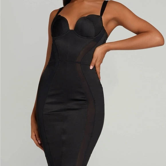 Agent Provocateur Black Midi Dress - Picture 2 of 5